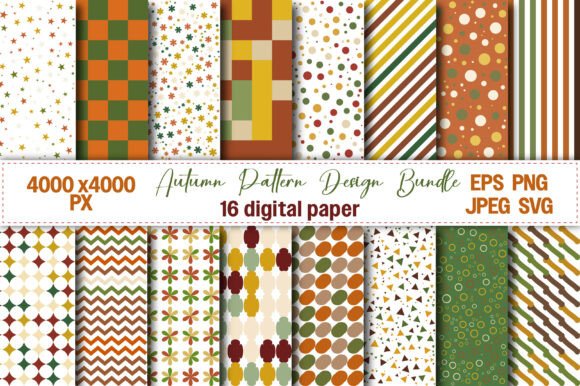 Autumn Pattern Design Bundle