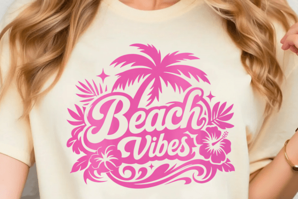Beach Vibes Svg: Graphics for T-Shirt Designs