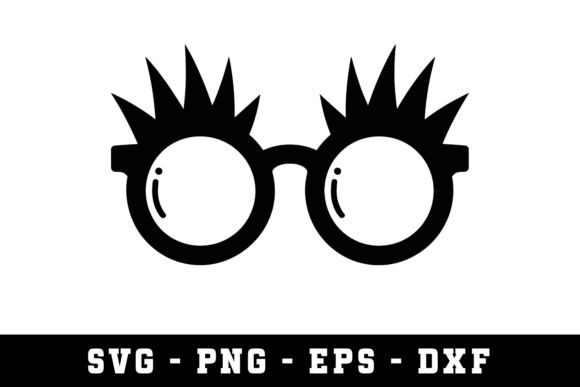 Eyeglasses Svg Cut File for Graphics and Crafts