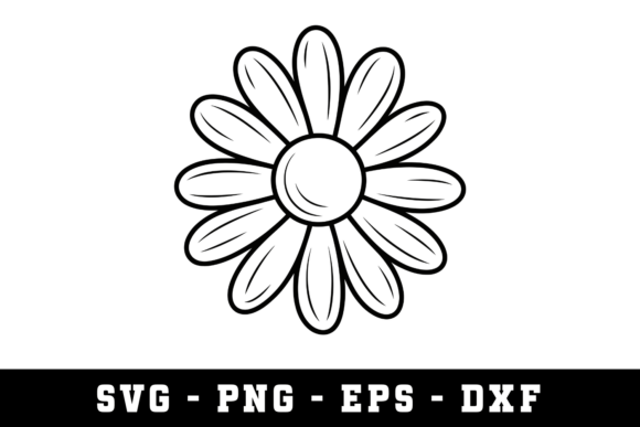 Flower Face Svg for Graphics and Crafts