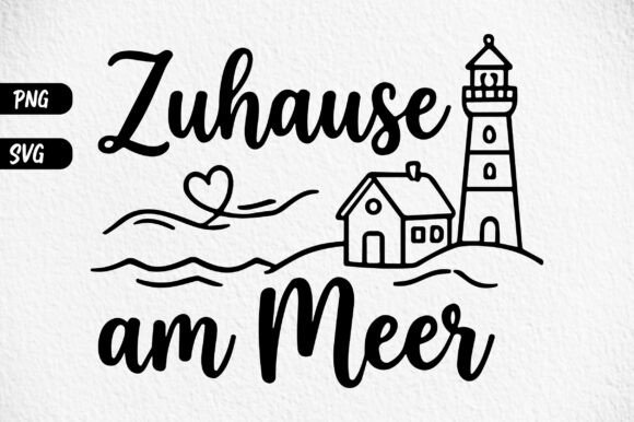 Lighthouse Beach Design PNG SVG: A Versatile Graphic for Handmade Creations