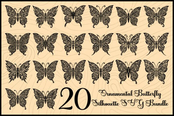 Ornamental Butterfly Silhouette Bundle Review: Real Project Use