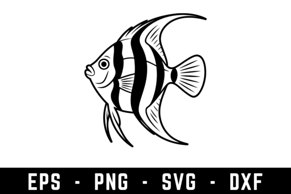 Sea Fish Svg Cut File for Graphics and Crafts